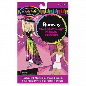 Набор стикеров Scratch art Мода (Melissa&Doug, 5871_md)